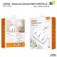 LDNIO Power Socket – 2500W High-Power Extension with Independent Switches, Fast Charging, and Universal Plug Outlets SC2413