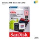 SanDisk 1TB, 256GB, 128GB Ultra microSDXC Memory Card with Adapter – Class 10, A1, UHS-I  - Up to 120MB/s