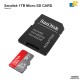 SanDisk 1TB, 256GB, 128GB Ultra microSDXC Memory Card with Adapter – Class 10, A1, UHS-I  - Up to 120MB/s
