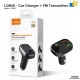LDNIO Bluetooth 5.0 FM Transmitter Car Charger – 30W Fast Charging with PD/QC4.0, Triple USB Ports, Hands-Free Calling- C704Q
