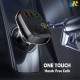 LDNIO Bluetooth 5.0 FM Transmitter Car Charger – 30W Fast Charging with PD/QC4.0, Triple USB Ports, Hands-Free Calling- C704Q