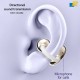 LDNIO Open-Ear Wireless Clip-On Earbuds – Bluetooth 5.4, Touch Controls, USB-C Charging, 400mAh Case, HD Audio - T08