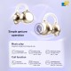 LDNIO Open-Ear Wireless Clip-On Earbuds – Bluetooth 5.4, Touch Controls, USB-C Charging, 400mAh Case, HD Audio - T08
