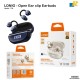 LDNIO Wireless Open-Ear Earbuds – Bluetooth 5.4, Touch Controls, Noise Reduction, USB-C Charging, 20H Battery Life​ - T09