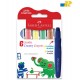 Faber Castell 6 Jumbo Creamy Crayons