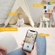HD Smart WiFi Dual Lens Camera / Two-Way Audio / Day Night Vision / Motion Detection / V380 Pro App
