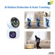 HD Smart WiFi Dual Lens Camera / Two-Way Audio / Day Night Vision / Motion Detection / V380 Pro App