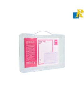 Deli File Box With Handle A4 314mm x 240mm x 35mm Item No.5702