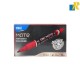 Deli U104 Mate Permanent Marker Double Tips Black,Blue,Red