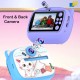 Kids Instant Print Camera / Dual Lens / Thermal Print / 2.4" Screen / Type-C / Games Music Photo Video