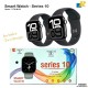 TLTM-M100 Series 10 Smart Watch / 2.3" Full Screen / Wireless Charging / Includes Two Straps / AMOLED Display
