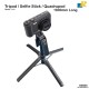 A14 Quadrupod Selfie Stand / Bluetooth Remote / 1800mm long / 360° Rotation / Extendable Tripod / Portable Design