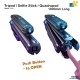 A14 Quadrupod Selfie Stand / Bluetooth Remote / 1800mm long / 360° Rotation / Extendable Tripod / Portable Design