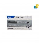 Deli Think Whiteboard Markers 12 Pieces , Black/Blue/Green/Red