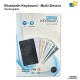 Bluetooth Wireless Keyboard / Multi-Device / Rechargeable / Slim Portable Design with Smooth Typing Experience