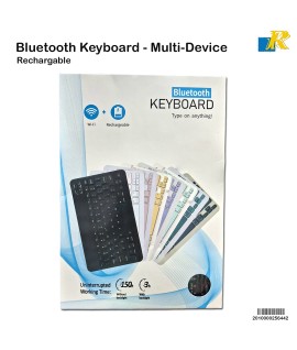 Bluetooth Wireless Keyboard / Multi-Device / Rechargeable / Slim Portable Design with Smooth Typing Experience