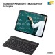 Bluetooth Wireless Keyboard / Multi-Device / Rechargeable / Slim Portable Design with Smooth Typing Experience