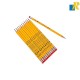 Deli Scribe Graphite Pencil Pack of 12 pencils 2.2mm , yellow Item No.C003-HB