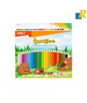 DELI JUNGOO 24 COLOUR PENCIL 3.0mm Item No.C121-24