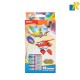 Deli 12 Bright Color Oil Pastels with Free Sharpener and Extender, Item No.C009-12