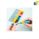 Deli 12 Bright Color Oil Pastels with Free Sharpener and Extender, Item No.C009-12