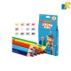 Deli Colour Kids 12 Jumbo Colour Pencils With Sharpener Item No.C00600