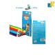Deli Colour Kids 12 Jumbo Colour Pencils With Sharpener Item No.C00600