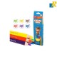 Deli Colour Kids 6 Jumbo Colour Pencils With Sharpener Item No.C00660