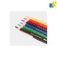 Deli Colour Kids 6 Jumbo Colour Pencils With Sharpener Item No.C00660