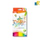 Deli ColoRun Hexagonal Fluore Colored Pencil 12 Colors Item No.C128-12