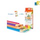 Deli ColoRun Hexagonal Fluore Colored Pencil 12 Colors Item No.C128-12