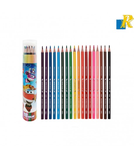 Deli Super Wings 18 Colored Pencils Item No.C00817