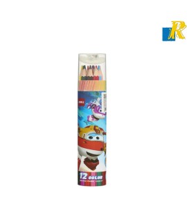 Deli 12 Colored pencils with sharpener Item No.C00807