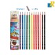 Deli 12 Colored pencils with sharpener Item No.C00807