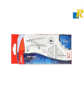 Deli Orbit Classic Geometry Set 8 Pcs Item No.G30505