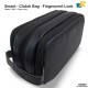 G901 Smart PU Leather Travel Bag / Fingerprint Lock / Triple Zipper / Large Capacity / Stylish Men’s Luggage