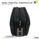 G901 Smart PU Leather Travel Bag / Fingerprint Lock / Triple Zipper / Large Capacity / Stylish Men’s Luggage