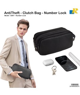 G901 Travel Bag / Triple Zipper Travel Luggage / Number Lock / Durable & Spacious Handbag