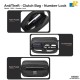 G901 Travel Bag / Triple Zipper Travel Luggage / Number Lock / Durable & Spacious Handbag