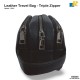 G901 Travel Bag / Clutch Bag / Triple Zipper Organizer / Compact Lightweight Hand Pouch for Daily Use