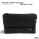 G906 Fingerprint Lock Anti-Theft Genuine Leather Clutch Bag