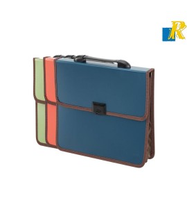 Deli Newyork Office Brief Case 2 Pockets A4-2P Item No.39634