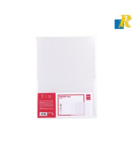 Deli Report File A4 Transparent 110 mic 24 pcs Item No.F00112
