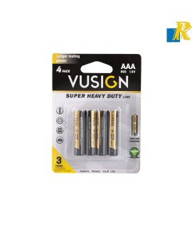 Deli Vusign Super Heavy Duty Battery AAA R03 1.5V Item No.L206