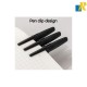 Deli Ball Point Pen 1.0mm Black Pack Of 50 Pens Item No. Q4-BK