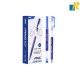 Deli 12pcs Max Gel Pens Blue Color Bullet Tip 0.5mm 1600m Visible Ink Item No.G16-BL