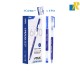 Deli 12pcs Max Gel Pens Blue Color Bullet Tip 0.5mm 1600m Visible Ink Item No.G16-BL