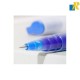 Deli 12pcs Max Gel Pens Blue Color Bullet Tip 0.5mm 1600m Visible Ink Item No.G16-BL