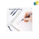 Deli 12pcs Max Gel Pens Blue Color Bullet Tip 0.5mm 1600m Visible Ink Item No.G16-BL