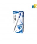 Deli Ballpoint Pen 0.7 mm Tip Blue Ball Pen 12 Pcs Item No.Q2-BL
